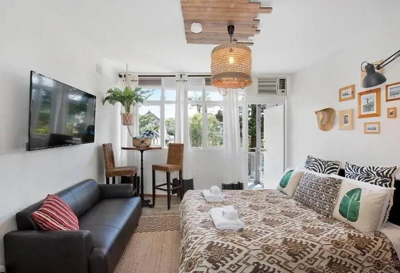 バルコニー付きスタンダードステューディオ, Manly Waves Studios & Apartments