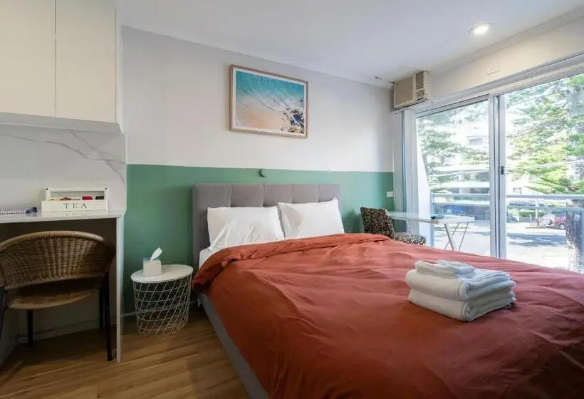 バルコニー付きスタンダードステューディオ, Manly Waves Studios & Apartments