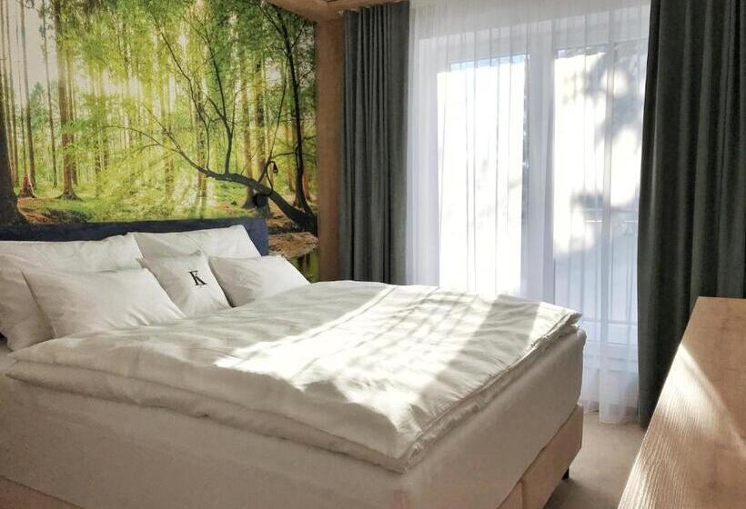 标准间带阳台, Wellness Penzion Lázně Kvilda