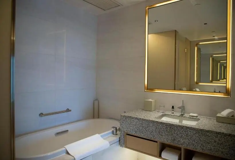 キングサイズベッドのデラックスルーム, Hyatt Regency Ningbo Hangzhou Bay