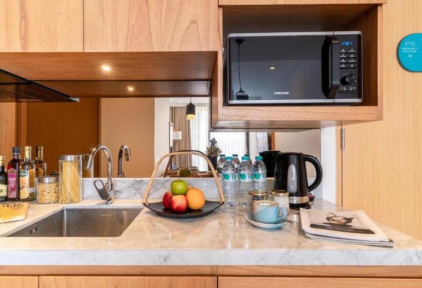 Апартаменты Premium 2 Спальни, Citadines Berawa Beach Bali
