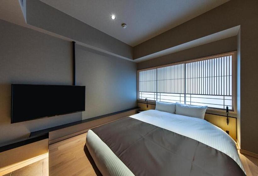 Eenvoudige Kamer met Tweepersoonsbed, Tou Nishinotoin Kyoto