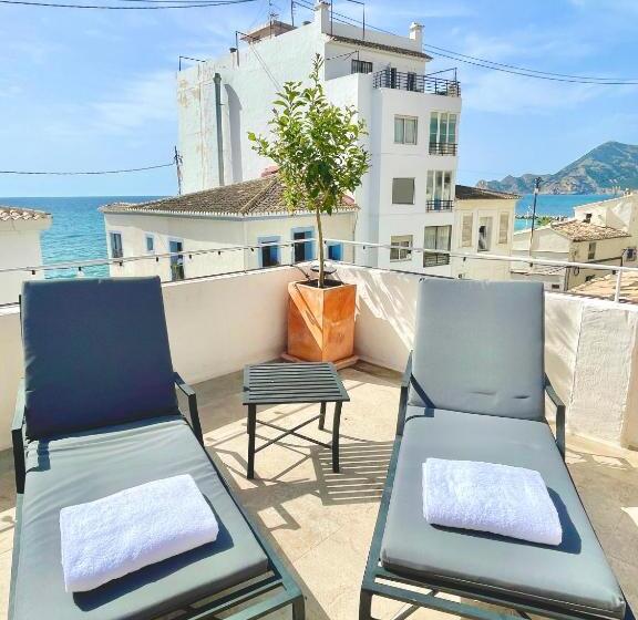 اتاق استاندارد با تراس, Blue Sardine Hostal Boutique Altea Adults Only