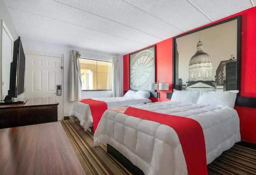 اتاق استاندارد با 2 تخت دوبل, Day S Inn & Suites By Wyndham Indianapolis Airport East