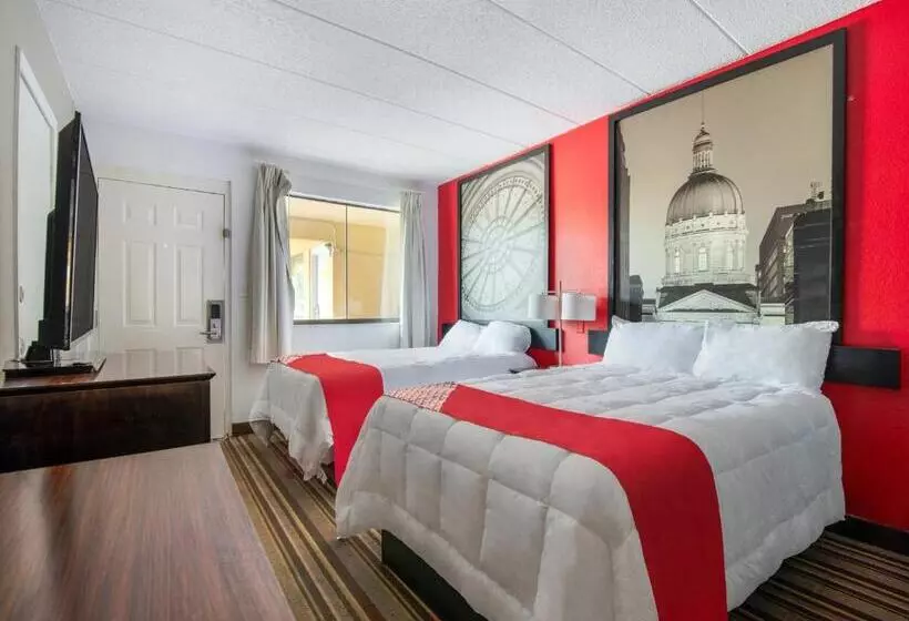 اتاق استاندارد با 2 تخت دوبل, Day S Inn & Suites By Wyndham Indianapolis Airport East
