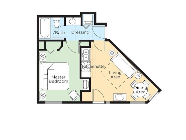 جناح سرير كينج, Club Wyndham Nashville