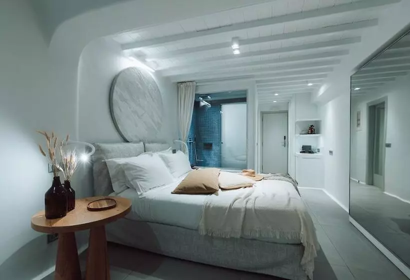 اتاق لوکس با وان آب گرم, Mykonos Ammos Hotel   Small Luxury Hotels Of The World