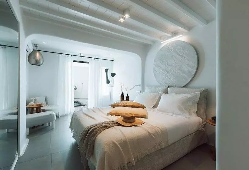 اتاق لوکس با وان آب گرم, Mykonos Ammos Hotel   Small Luxury Hotels Of The World