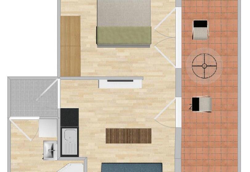 דירת חדר נוף לגינה, Villa Elly