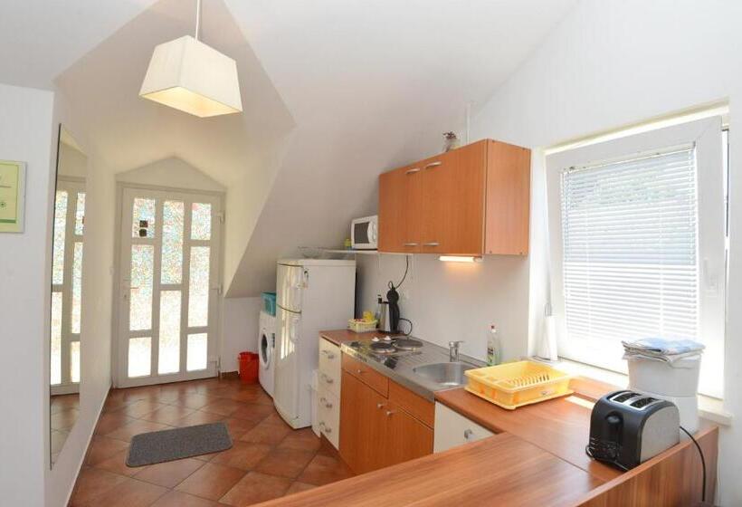 דירת חדר עם נוף לים ומרפסת, Villa Elly