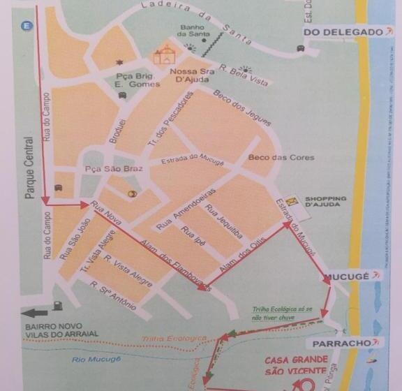 غرفة قياسية مطلّة علي البحر, Casa Grande São Vicente