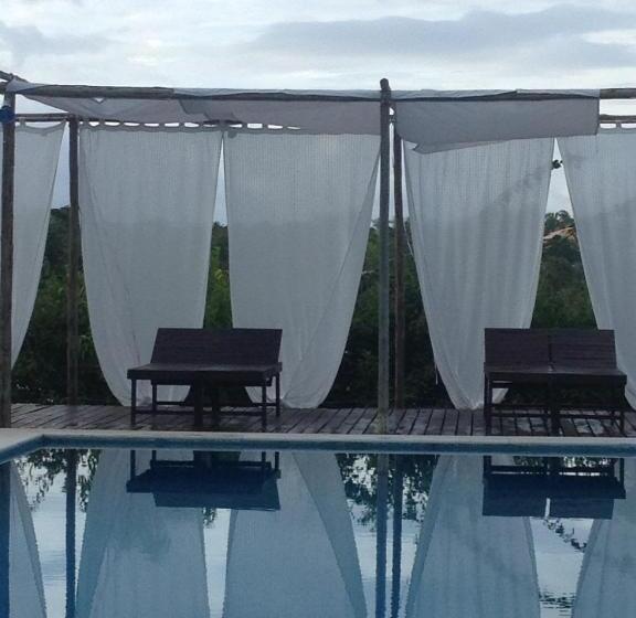 غرفة قياسية ثلاثية مزودة بشرفة, Casa Grande São Vicente