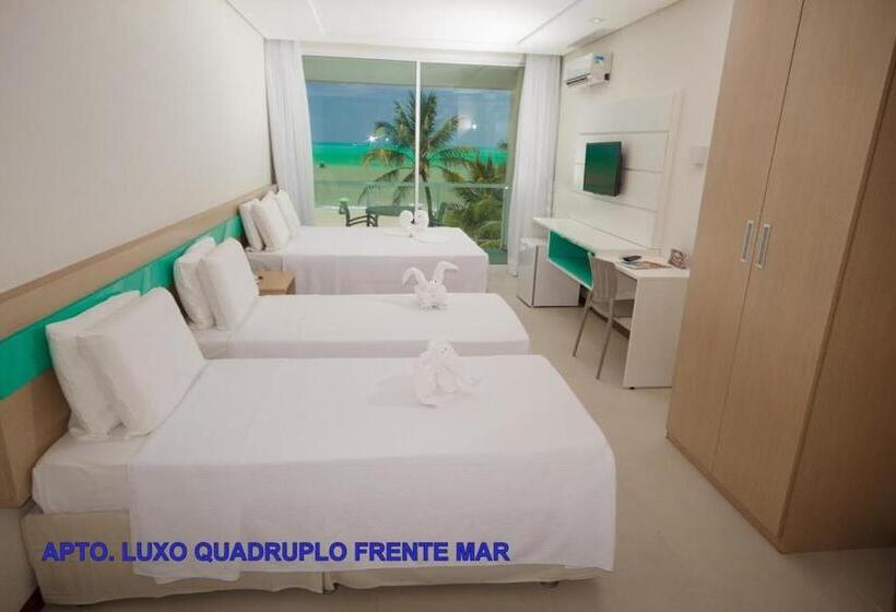 شقة ديلوكس غرفة نوم واحدة مطلة على البحر, Praia Dourada