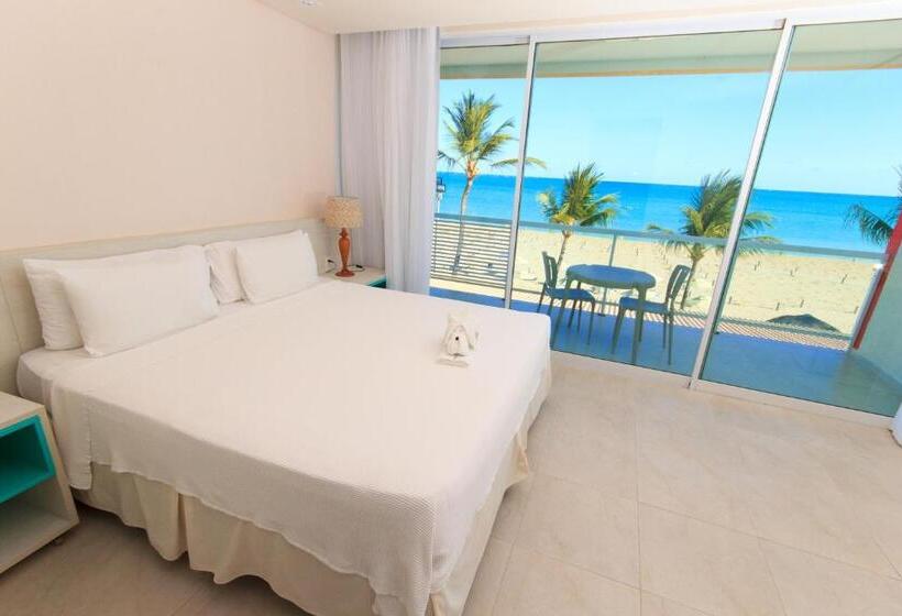 شقة ديلوكس غرفة نوم واحدة مطلة على البحر, Praia Dourada