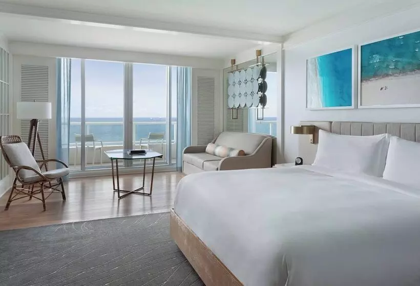 اتاق استاندارد با تخت دوبل و چشم‌انداز دریا, The Ritzcarlton, Fort Lauderdale