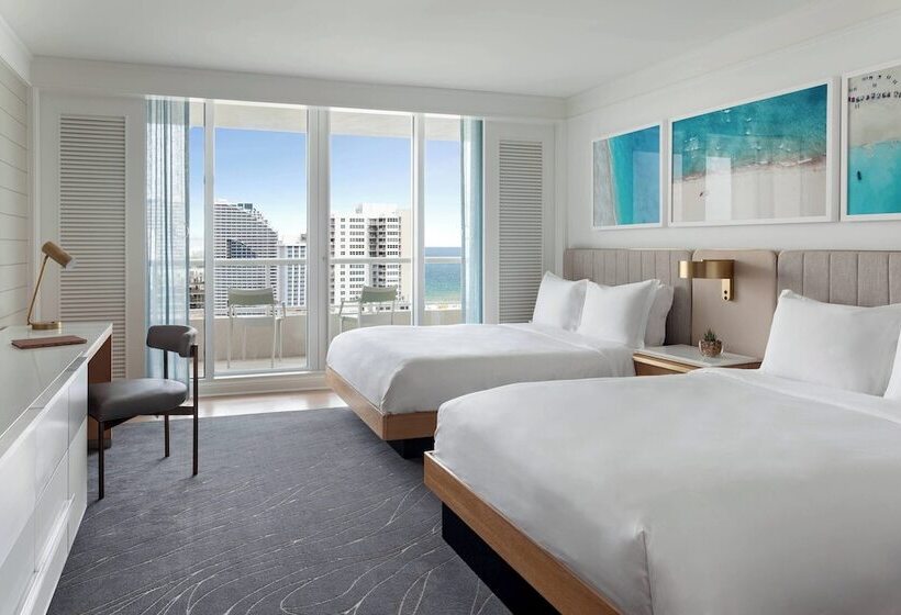２ダブルベッドのスタンダードルーム, The Ritzcarlton, Fort Lauderdale