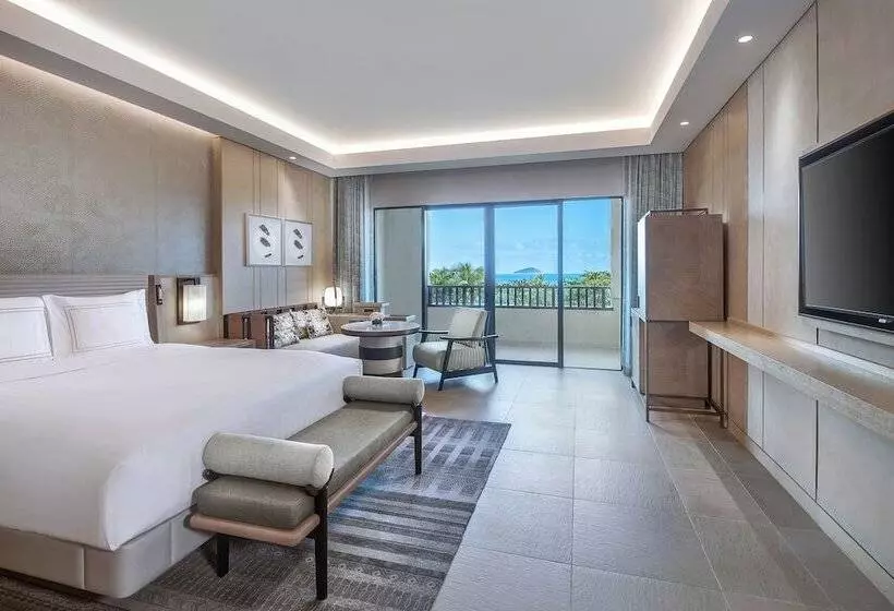 ダブルベッドのエコノミールーム, The Ritzcarlton Sanya, Yalong Bay