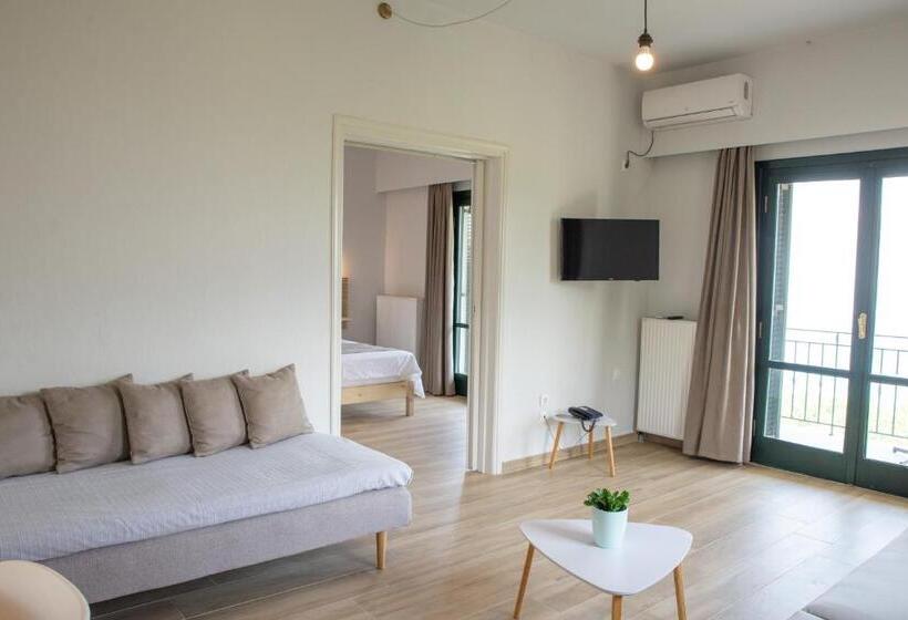 带1个卧室的带海景的公寓, Marabou