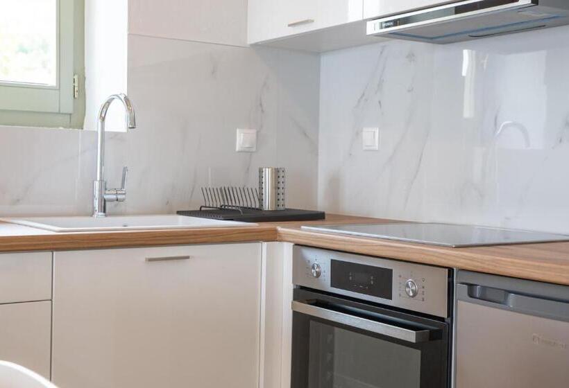 带1个卧室的带海景的公寓, Marabou