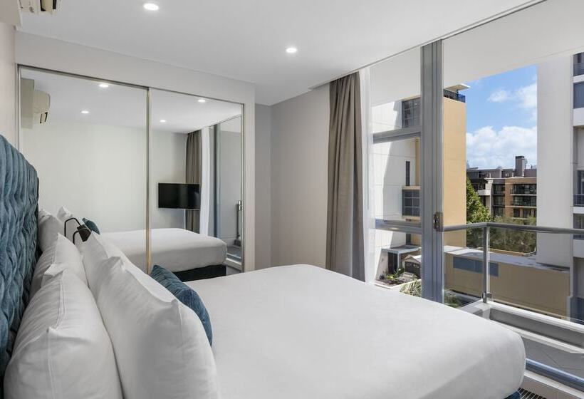 סוויטת 2 חדרי שינה, Meriton Suites Waterloo