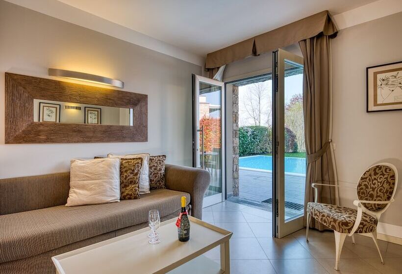 套房配有游泳池, Parc Hotel Germano Suites & Apartments