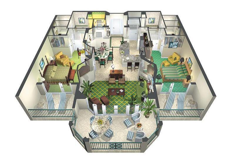 آپارتمان 2 خوابه, Great Bay Condominiums At Ritzcarlton Club, St. Thomas