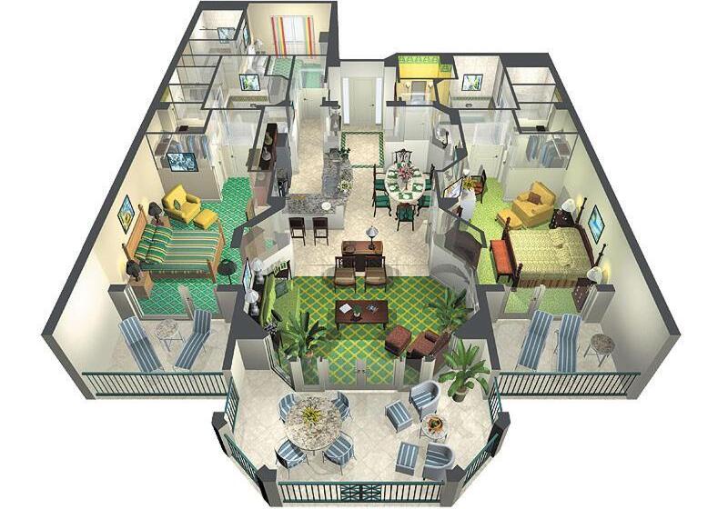 آپارتمان 3 خوابه, Great Bay Condominiums At Ritzcarlton Club, St. Thomas