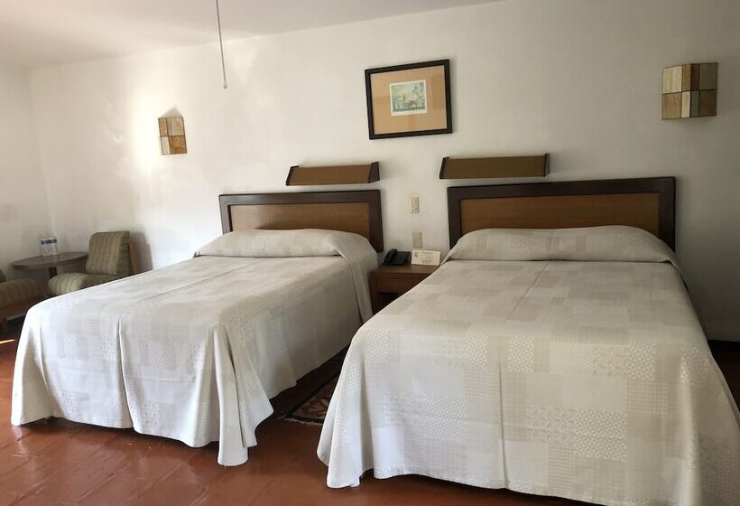 스탠다드 룸 더블 침대 2개, Ilebal Cuernavaca Centro Lugar Con Encanto!