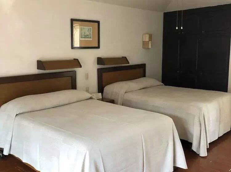 اتاق استاندارد با 2 تخت دوبل, Ilebal Cuernavaca Centro Lugar Con Encanto!