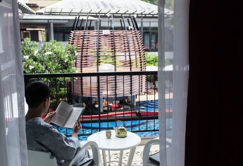 수피리어 룸 풀장 전망, Red Ginger Chic Resort   Sha Extra Plus