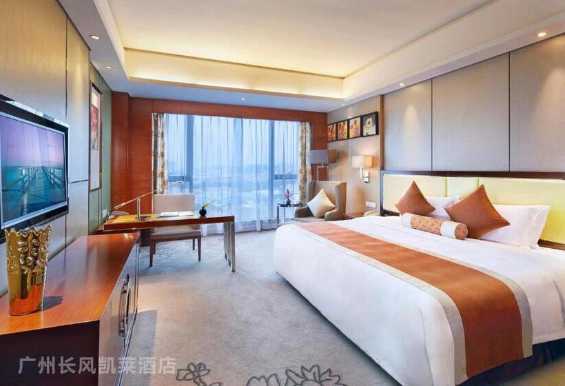 디럭스 룸 킹사이즈 침대, Guangzhou Changfeng Gloria Plaza
