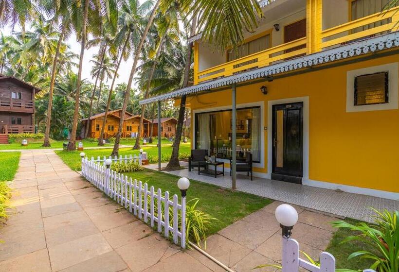 带花园景观和一个卧室的别墅, La Cabana Beach & Spa, By Ashvem Beach