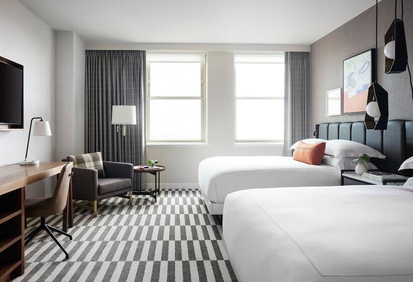 带2个双人床的标准工作室, Kimpton   Harper Hotel, An Ihg