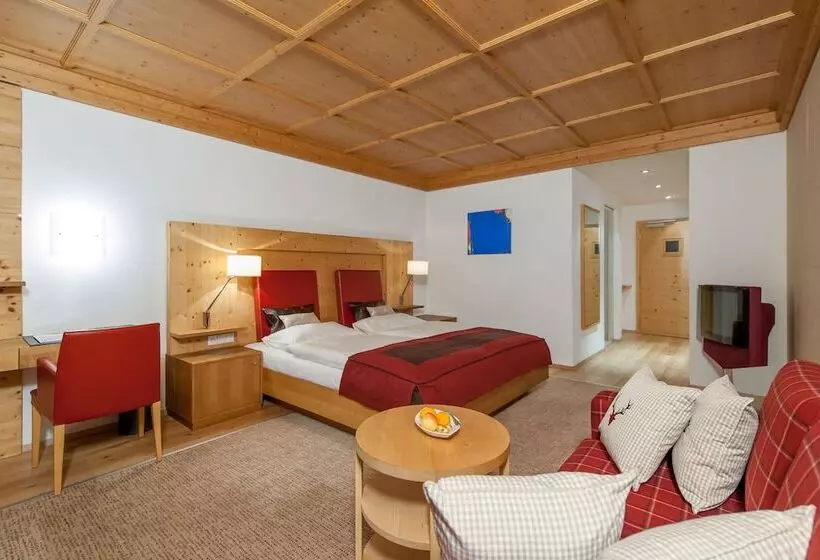اتاق استاندارد با چشم‌انداز کوهستان, Aqua Dome 4 Sterne Superior Hotel & Tirol Therme Längenfeld