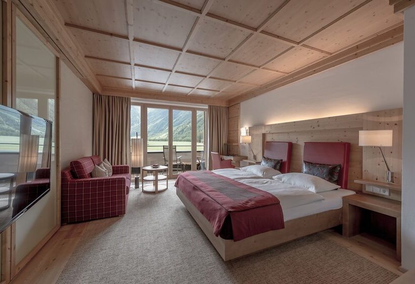 Номер Стандарт Вид на Горы, Aqua Dome 4 Sterne Superior Hotel & Tirol Therme Längenfeld