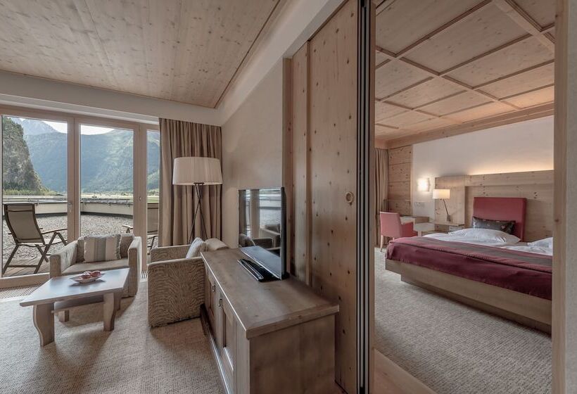 Номер Стандарт Вид на Горы, Aqua Dome 4 Sterne Superior Hotel & Tirol Therme Längenfeld
