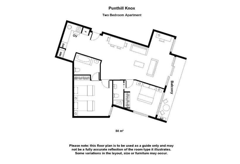 شقة غرفتين, Punthill Knox