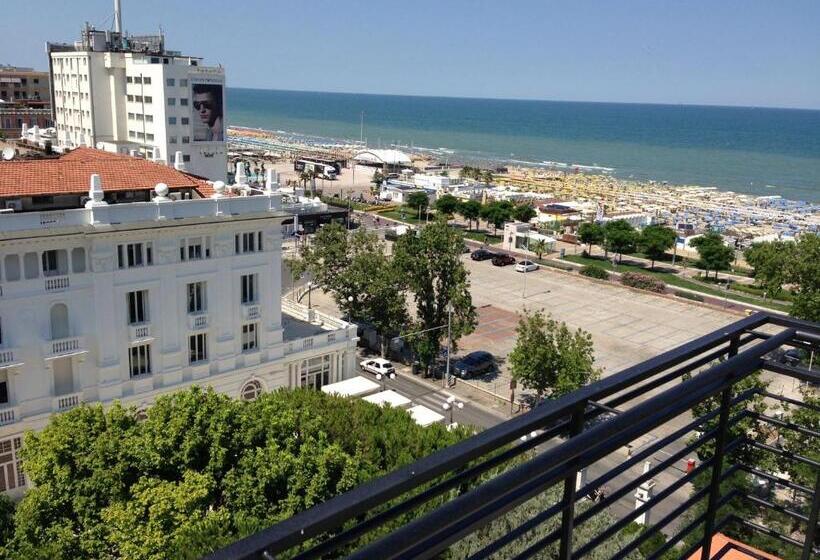 带1个卧室的带海景的公寓, Residenza Grand Hotel Riccione