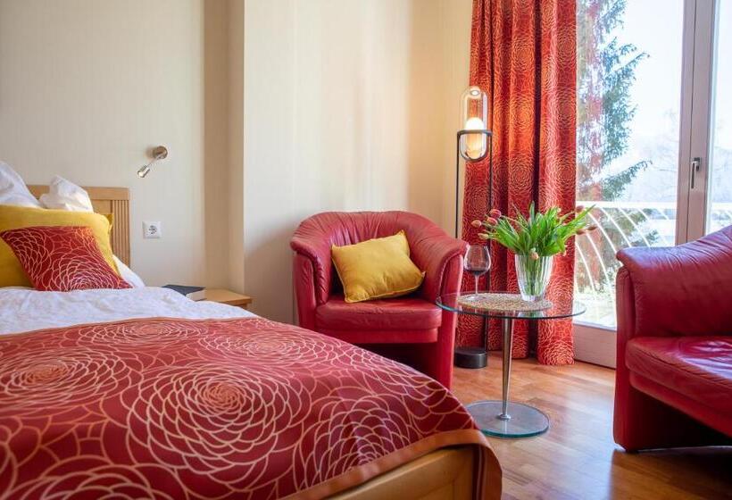 اتاق استاندارد با چشم‌انداز دریاچه, Das Moser   Hotel Garni Am See