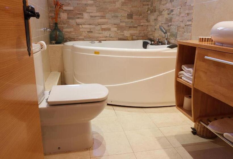 Люкс с гидромассажем, El Molí De Pontons Suites Con Jacuzzi Spa