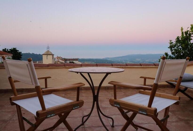 オーシャンビューデラックスルームバルコニー付き, L écurie Du Castellas