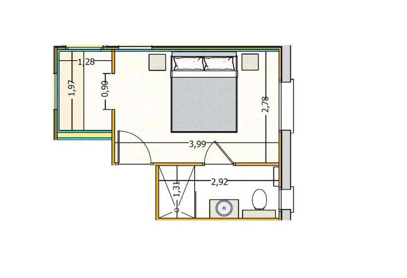غرفة قياسية, Ty Menez