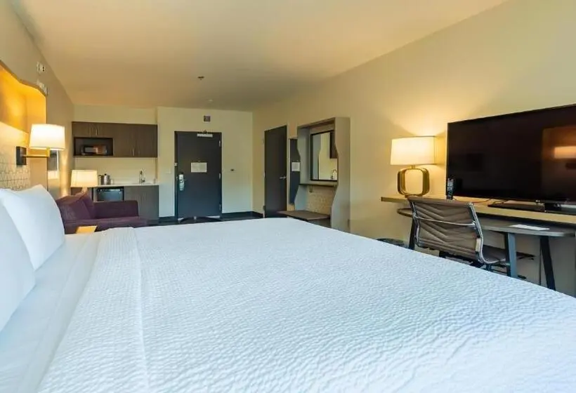 キングサイズベッドのスタンダードルーム, Courtyard By Marriott Atlanta Dunwoody