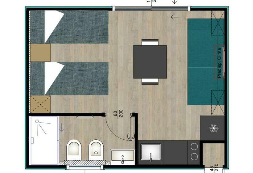 １ベッドルームハウス, Agriturismo Agricamping Garda Natura