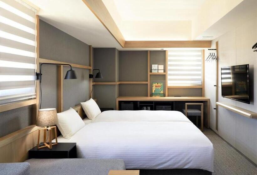 חדר אקונומי, Lamp Light Books Hotel Sapporo