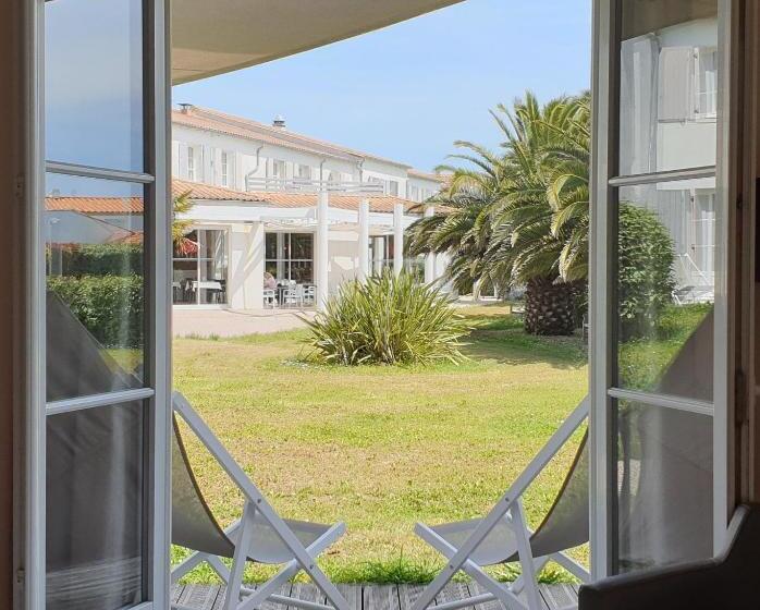 스탠다드 룸 가든 전망, Thalacap Ile De Re  Thalasso & Spa