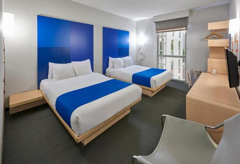 חדר סטנדרט שתי מיטות זוגיות, City Express Plus By Marriott Ciudad De México Reforma El ángel