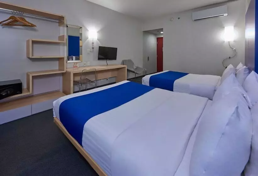２ダブルベッドのスタンダードルーム, City Express Plus By Marriott Ciudad De México Reforma El ángel