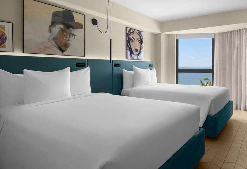 带2个双人床的标准工作室, Hilton New York Fashion District