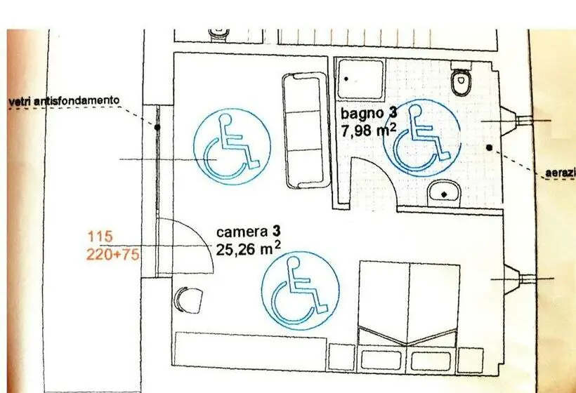 身障者適用スタンダードルーム, Agriturismo Borgo Floreani
